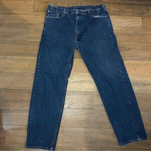 Levi’s 505 Straight Leg Jeans Men’s 40x32 Dark Wash Classic Denim